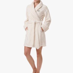 Tommy Hilfiger Womens Long Sleeve Plush Robe